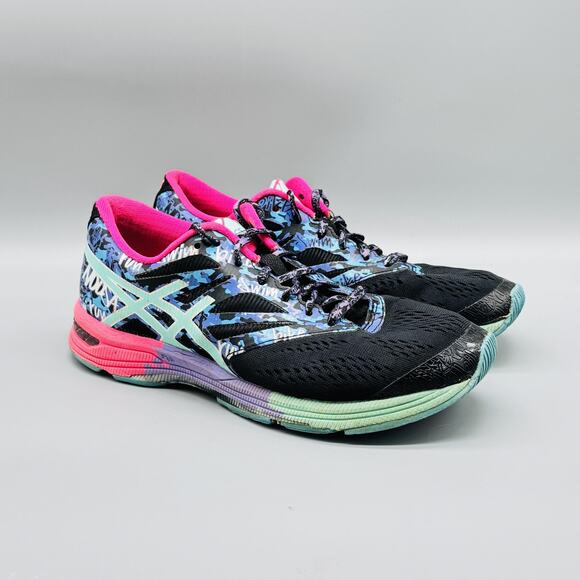ASICS Shoes Womens 8.5 Multicolor Triathlon Gel Noosa Tri Running Bike Sneakers - Picture 2 of 12